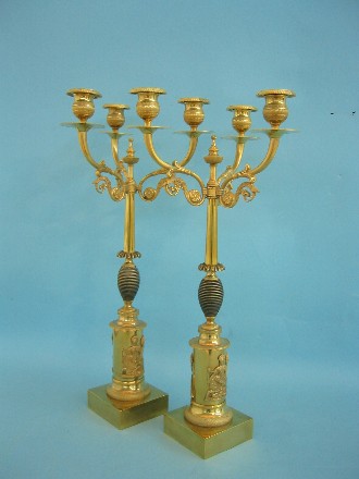 Girandolenpaar Empire, Schweden um 1810