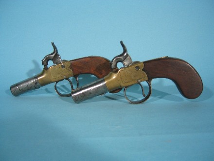 Reisepistolen-Paar, Biedermeier