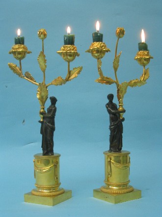 Figuren - Leuchterpaar, Directoire