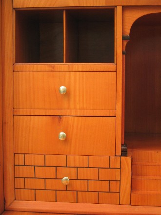 Sekret&auml;r Biedermeier, mitteldeutsch um 1820/25