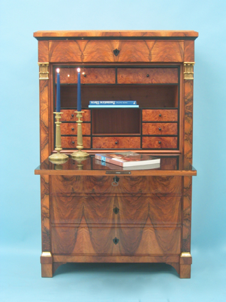 Sekret&auml;r, Biedermeier, Bamberg um 1820