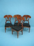 Satz von 4 St&uuml;hlen Biedermeier, &Ouml;sterreich um 1830