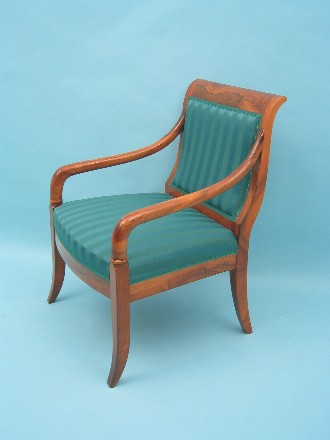 Armlehnsessel, Biedermeier, westdeutsch um 1825