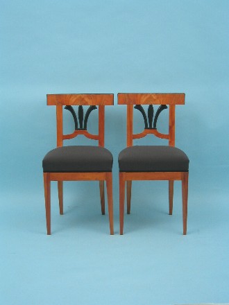 Stuhlpaar, Biedermeier, Schwaben um 1820