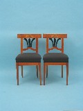 Stuhlpaar Biedermeier, Schwaben um 1820