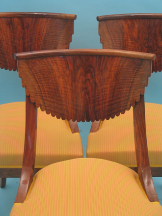 3 Gondelst&uuml;hle, Piemont um 1830