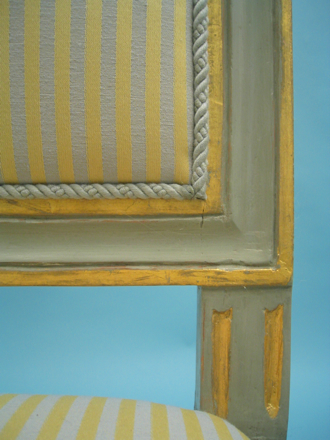 3 Louis-XVI St&uuml;hle, Schweden um 1780