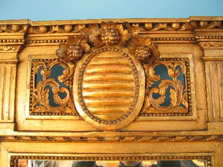 Wandspiegel Louis-XVI, Stockholm dat. 1787