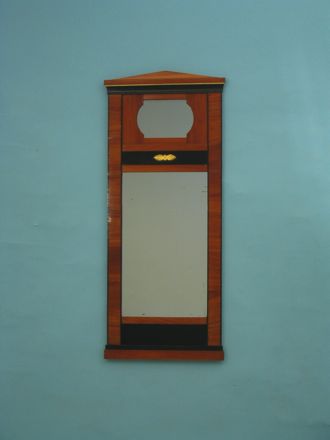  kleiner Wandspiegel, Biedermeier 
